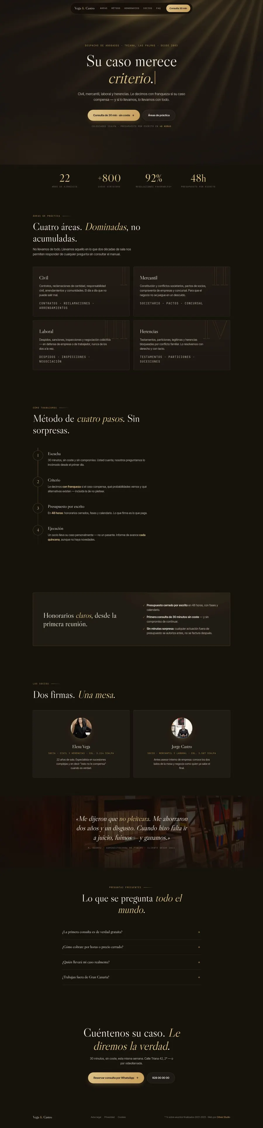 Demo Vega y Castro Abogados