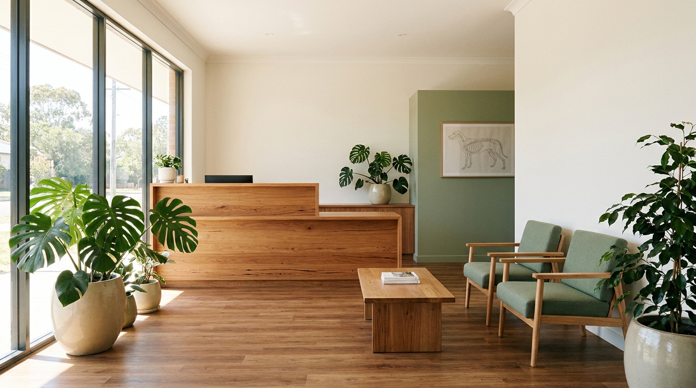 Recepción veterinaria